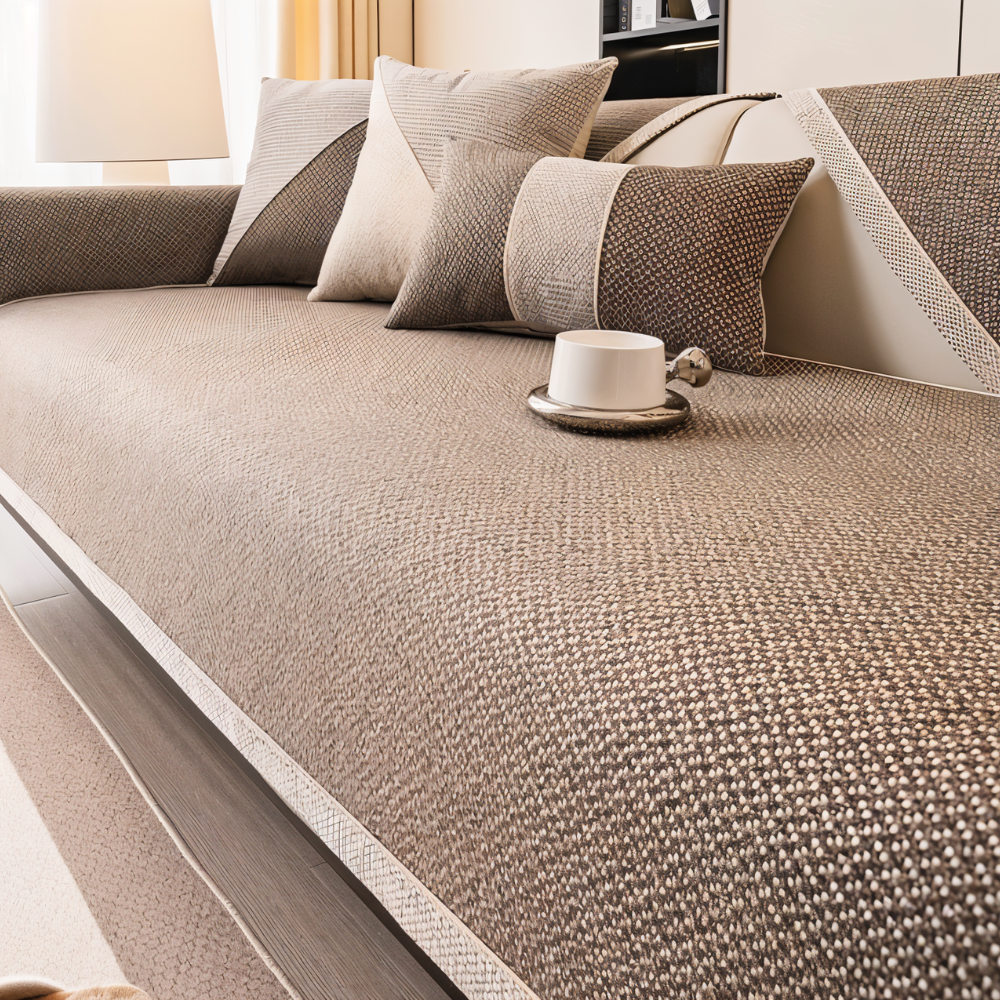 Decorative Quilt Sofa Cover Anti‑Slip Design