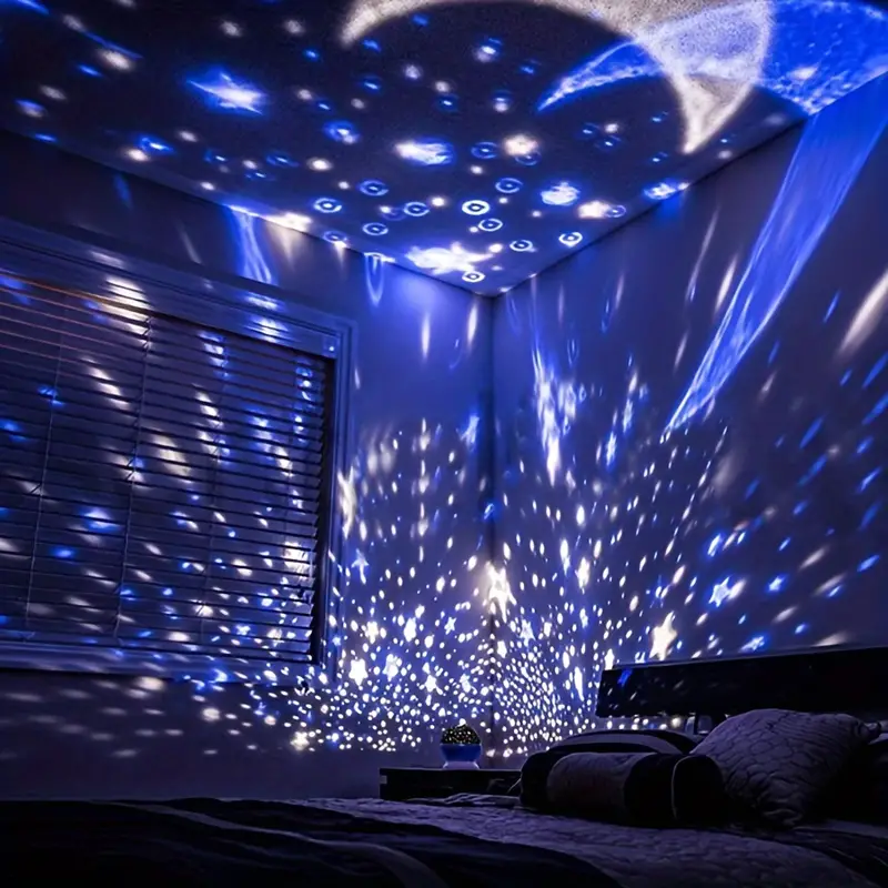 Home Star Projector Lamp Calming Starry Room Lighting