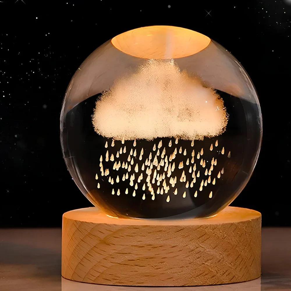 3D Celestial Planet Night Light USB Powered LED Lamp