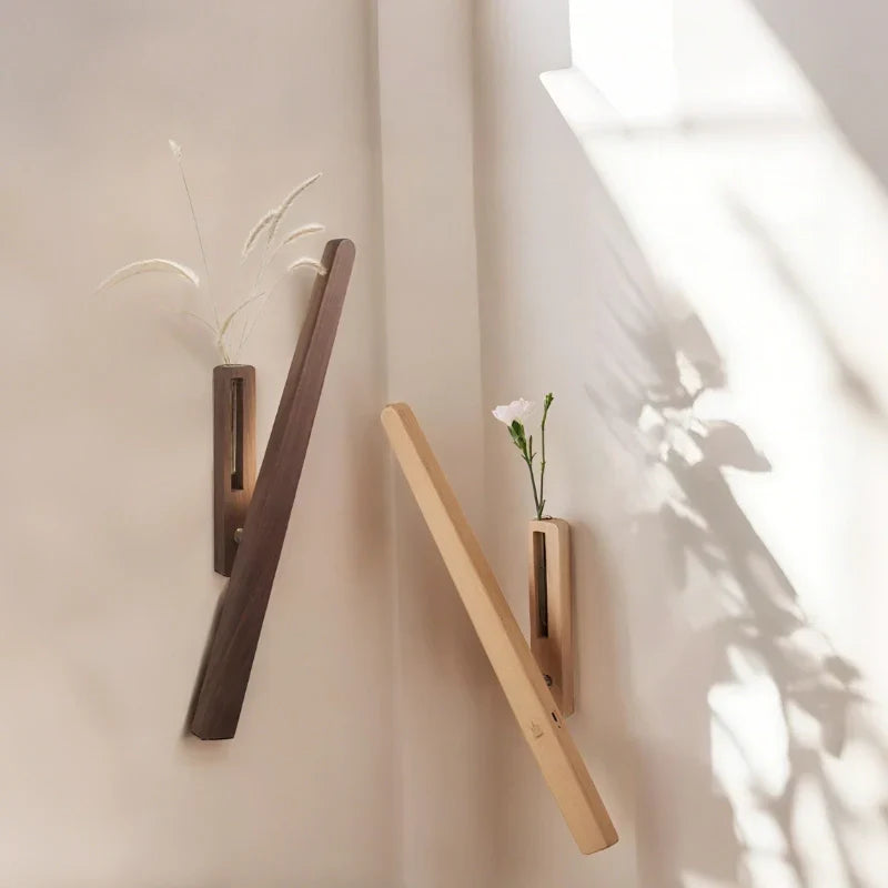 Wall Lights with Built‑In Vase & Adjustable Glow