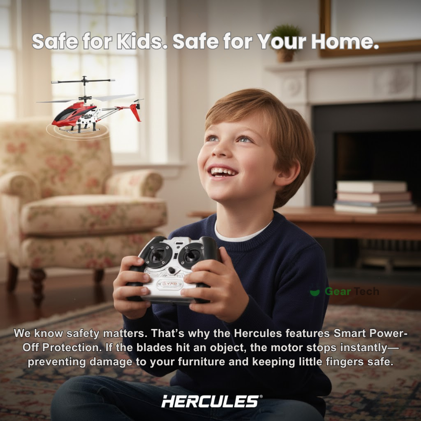 Durable Remote Control Helicopter LED Lights & Crash‑Resistant