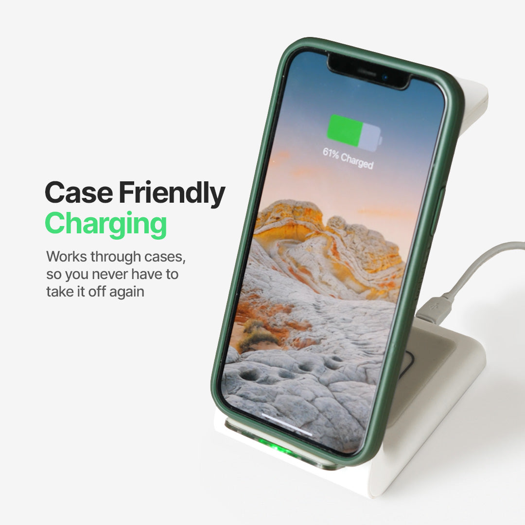 Fast Wireless Charger Dock with Multi‑Device Support