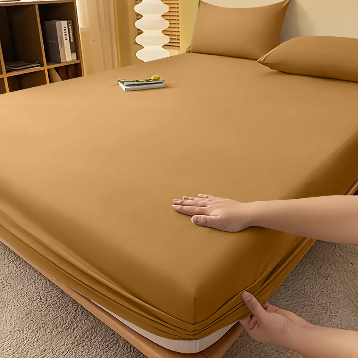 Extra Deep Fitted Bed Sheet – Wrinkle-Resistant All Season Bedding