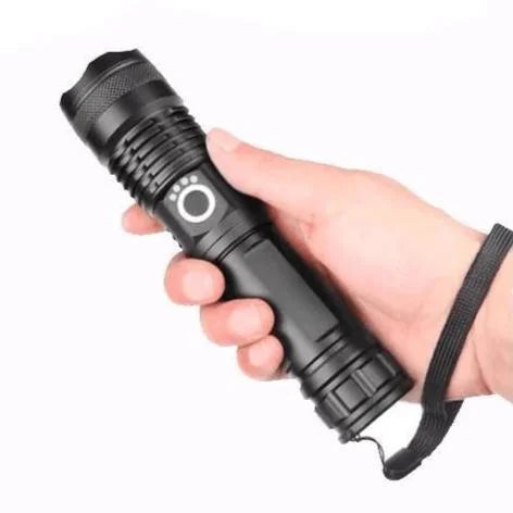Super Bright 90000 Lumen Flashlight Rechargeable XHP50.2 Torch