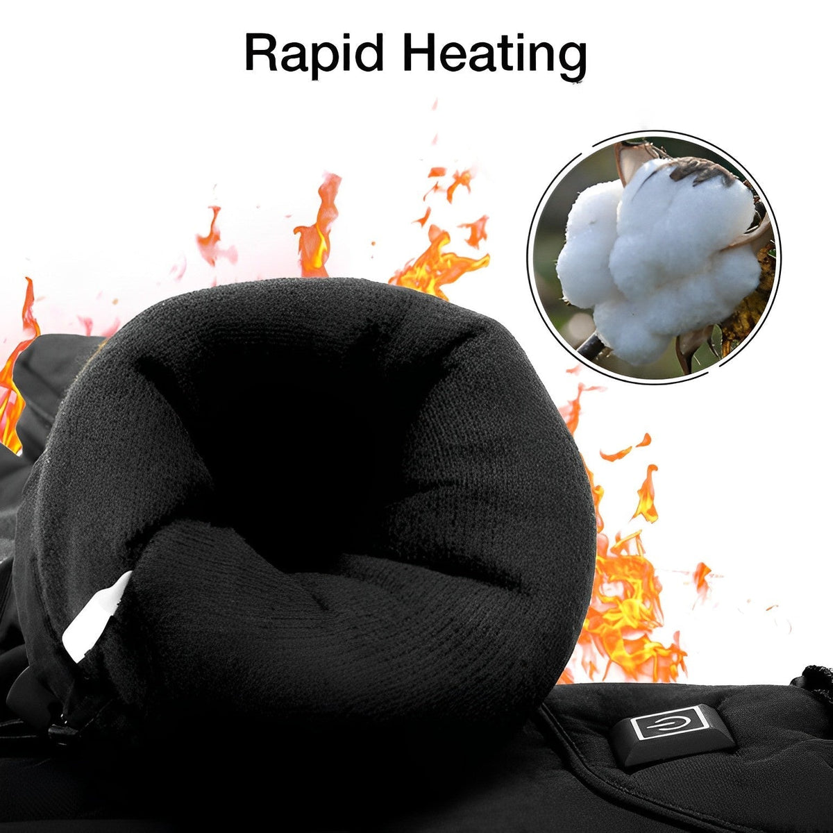 Unisex Thermal Heated Gloves Quick-Heat Support for Cold Weather