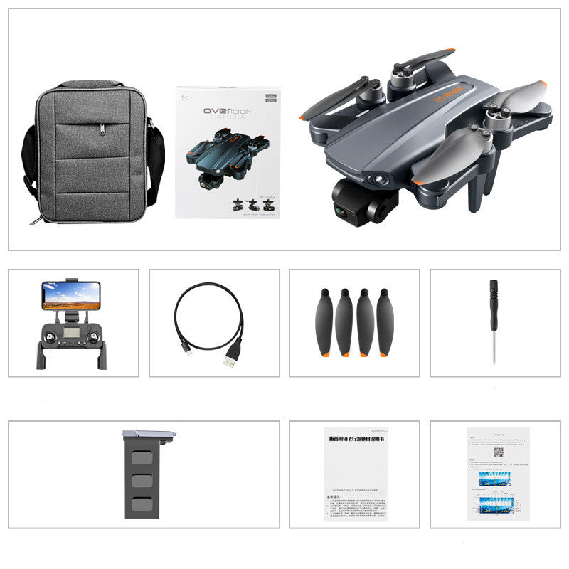 Camera Drone Quadcopter 8K 3-Axis Gimbal Foldable Portable GPS Photography