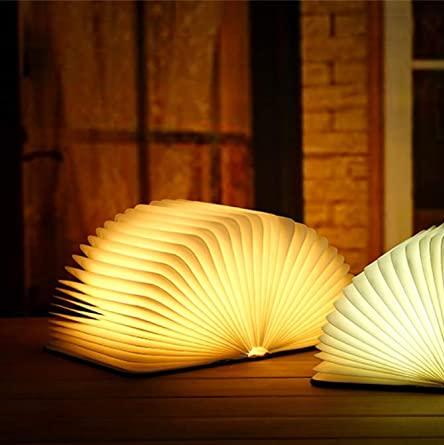 Decorative Book Shaped LED Night Light USB Rechargeable