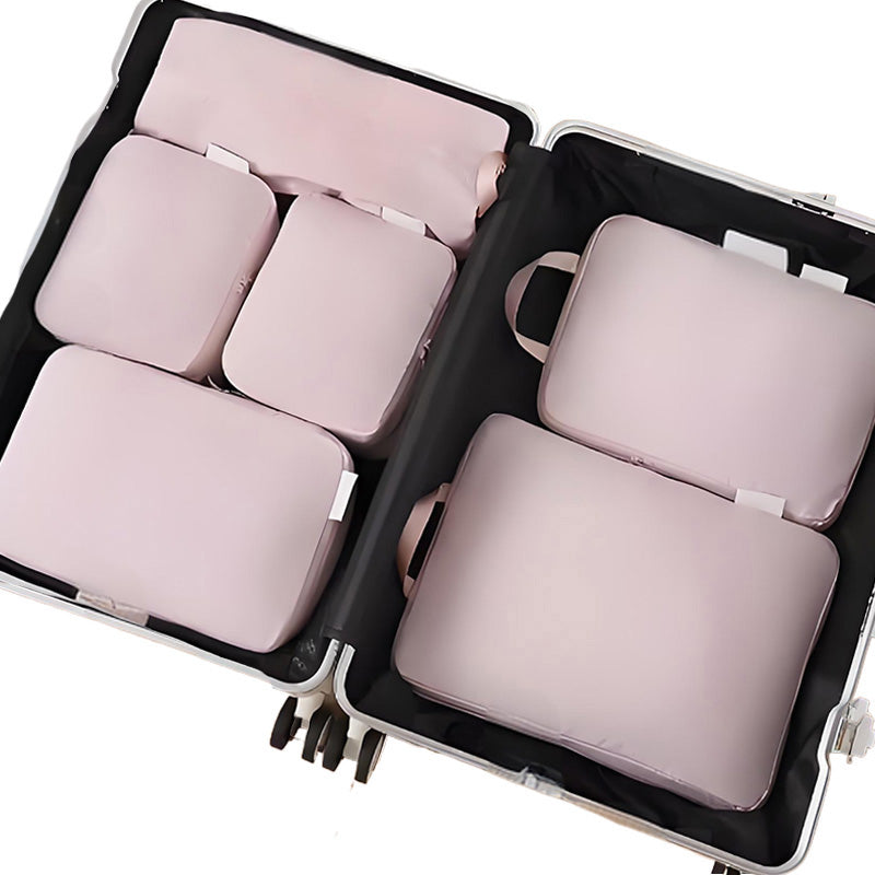 Travel Compression Packing Cubes Set – 6 Organizer Bags