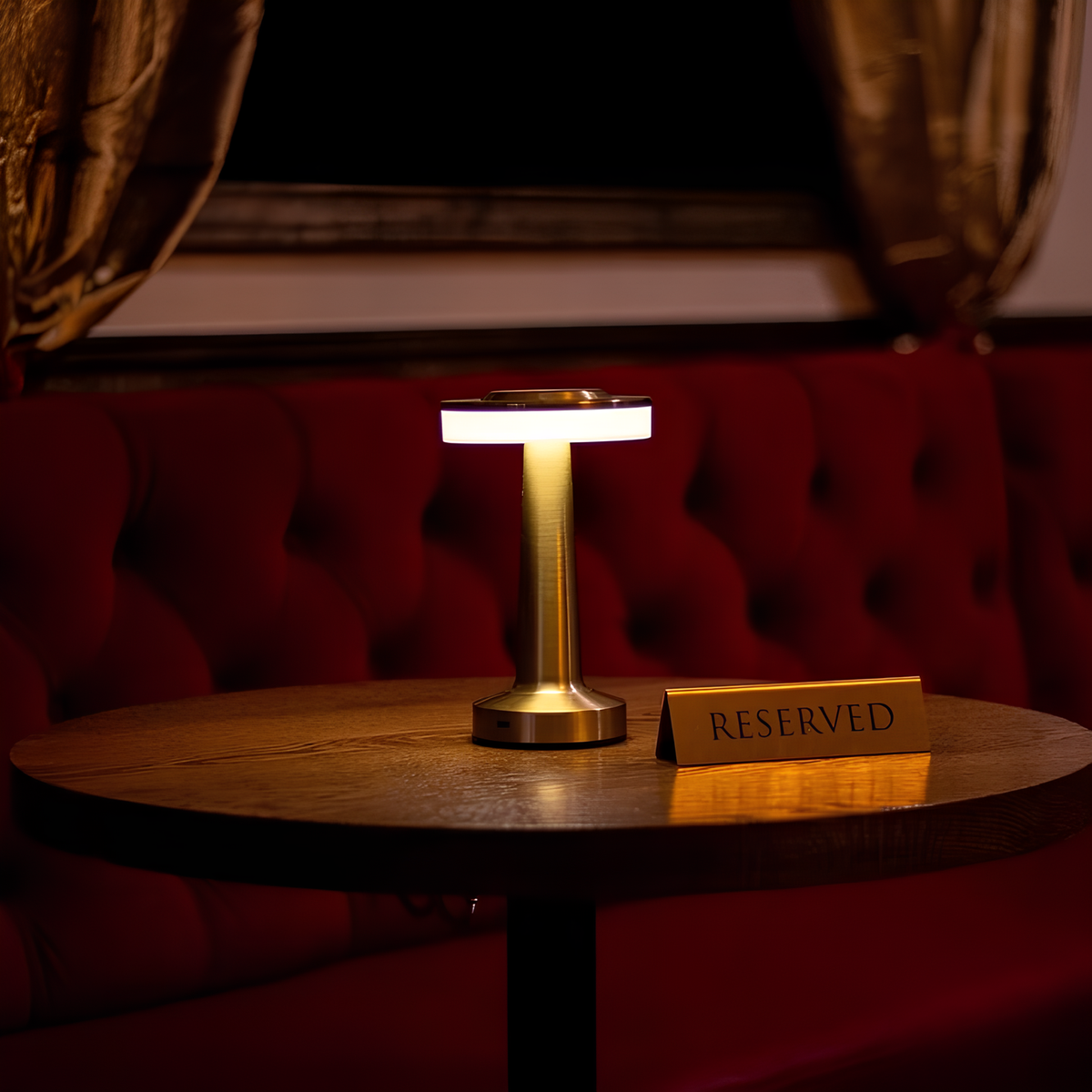 Portable Dimmable Table Lamp Elegant Retro Design
