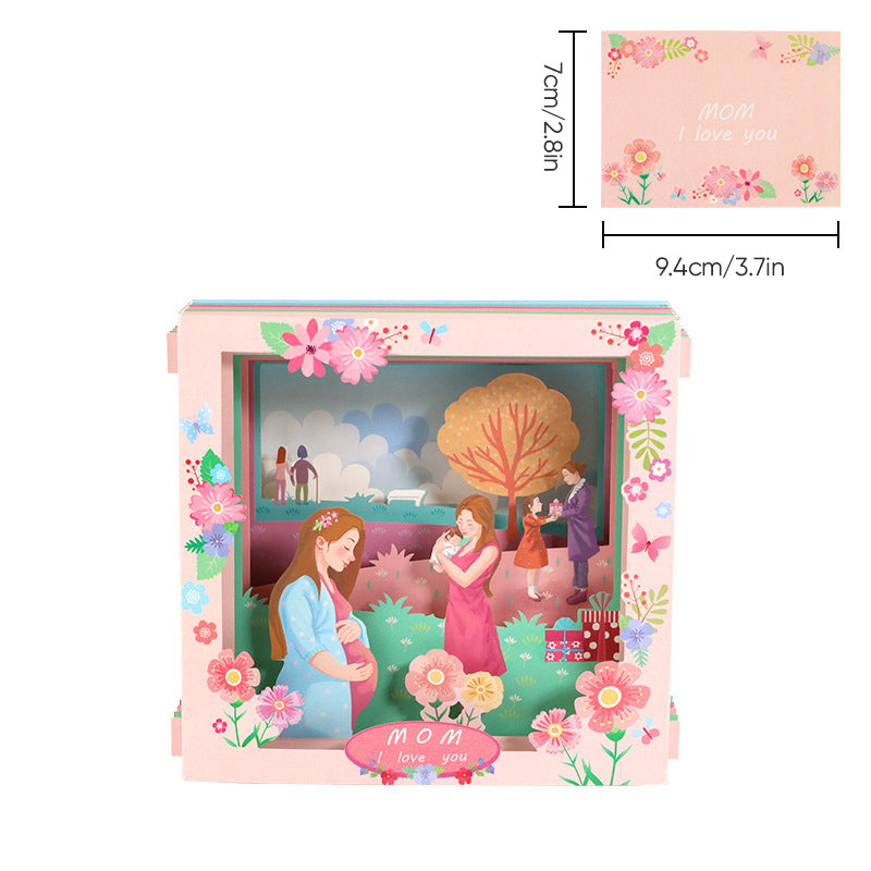 Mother’s Day 3D Flower Card Unique Keepsake for Her