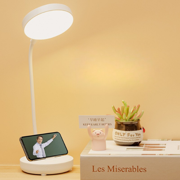LED Desk Lamp Adjustable Brightness with Flexible Neck