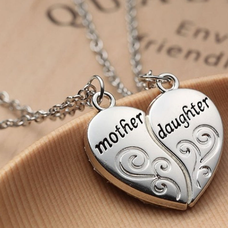 Mother’s Day Heart Necklace Symbol of Unbreakable Bond