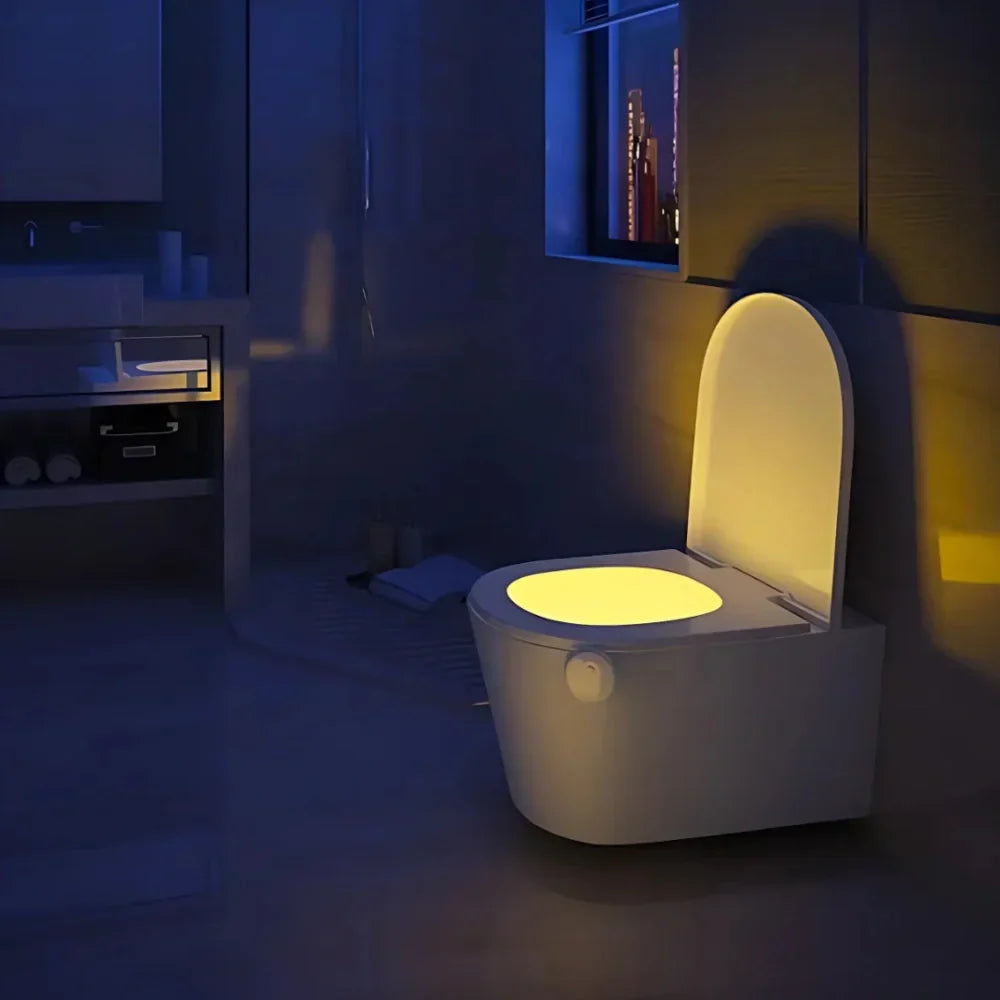 Smart Toilet Bowl Light Motion‑Activated LED