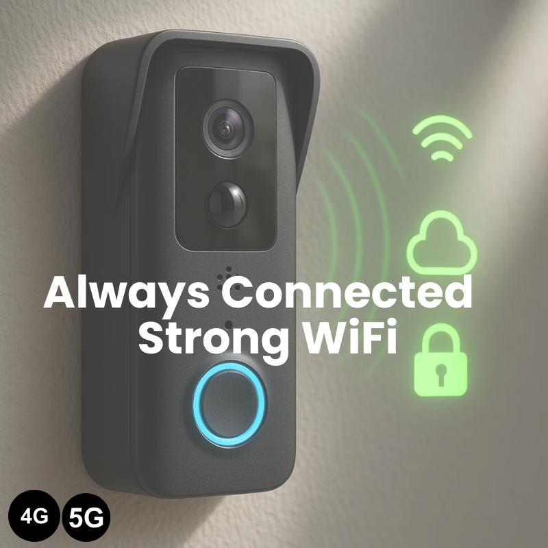Smart Home Security Doorbell with Motion Alerts