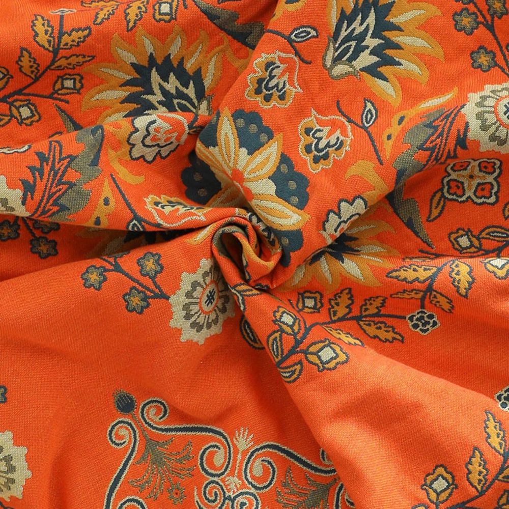 Vintage Floral Reversible Throw Blanket