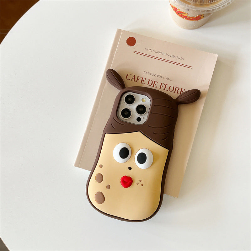 Cute Frog Cartoon Phonecase – Playful 3D Design