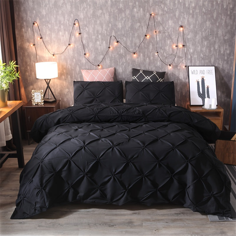 Elegant Pintuck Quilts Bedding Set