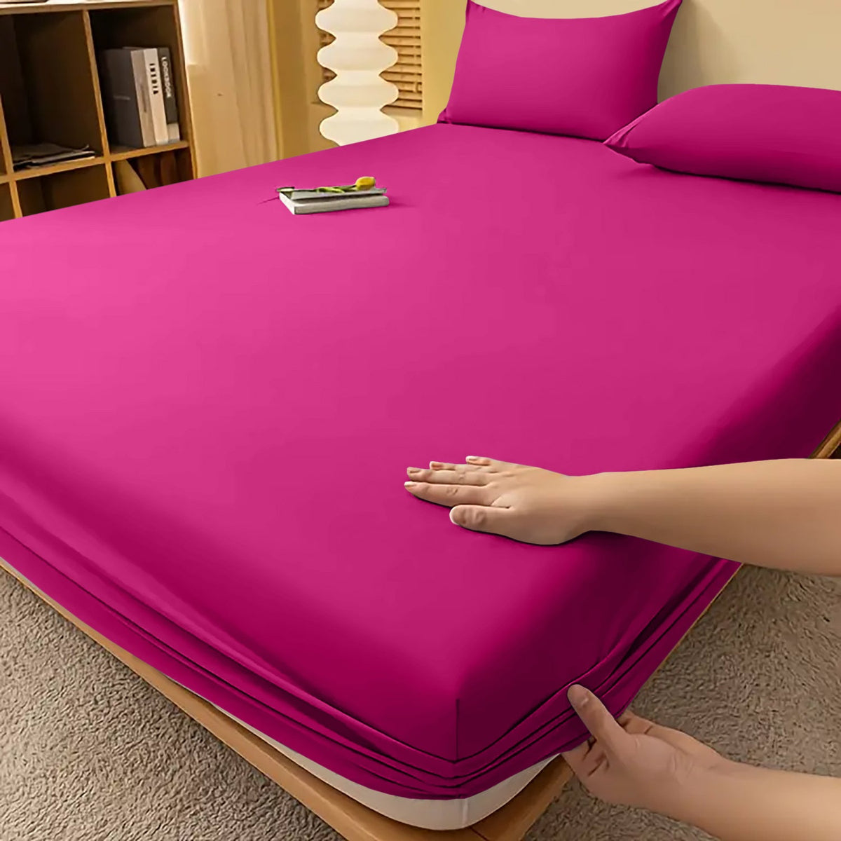 Extra Deep Fitted Bed Sheet – Wrinkle-Resistant All Season Bedding