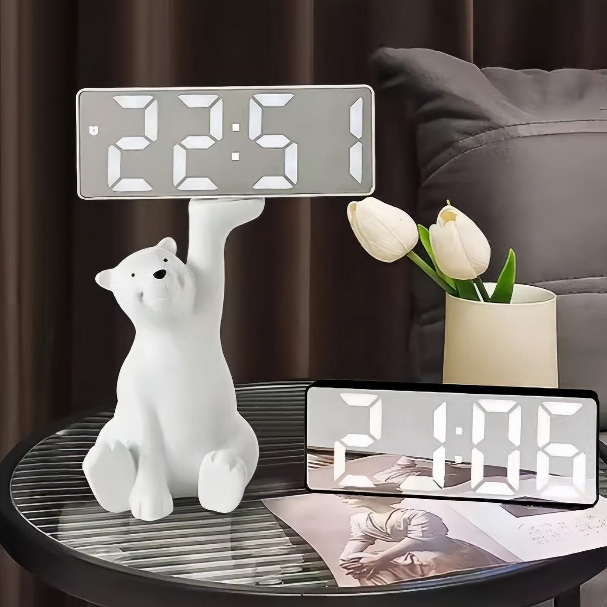 Digital Sunrise Alarm Clock Light Simulation with Snooze Function