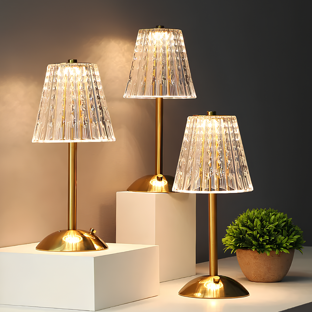Touch Control Cordless Table Lamp LED Ambient Lighting