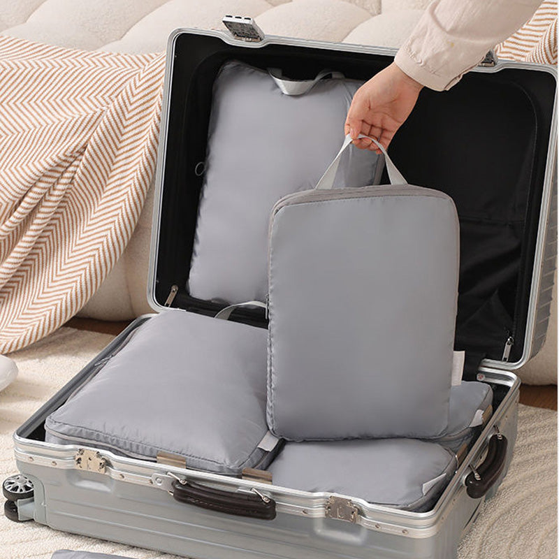 Travel Compression Packing Cubes Set – 6 Organizer Bags
