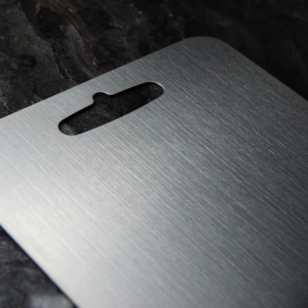 Durable Kitchen Chopping Board Antibacterial Stainless Steel Design