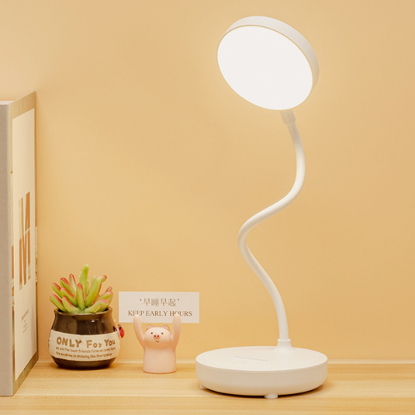 LED Desk Lamp Adjustable Brightness with Flexible Neck