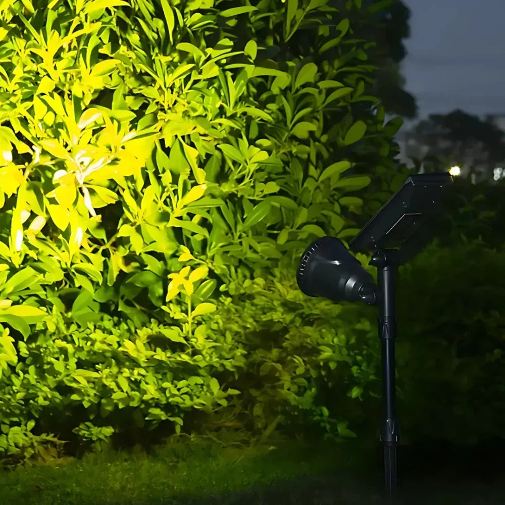 Outdoor Solar LED Garden Light Adjustable Waterproof Spotlight