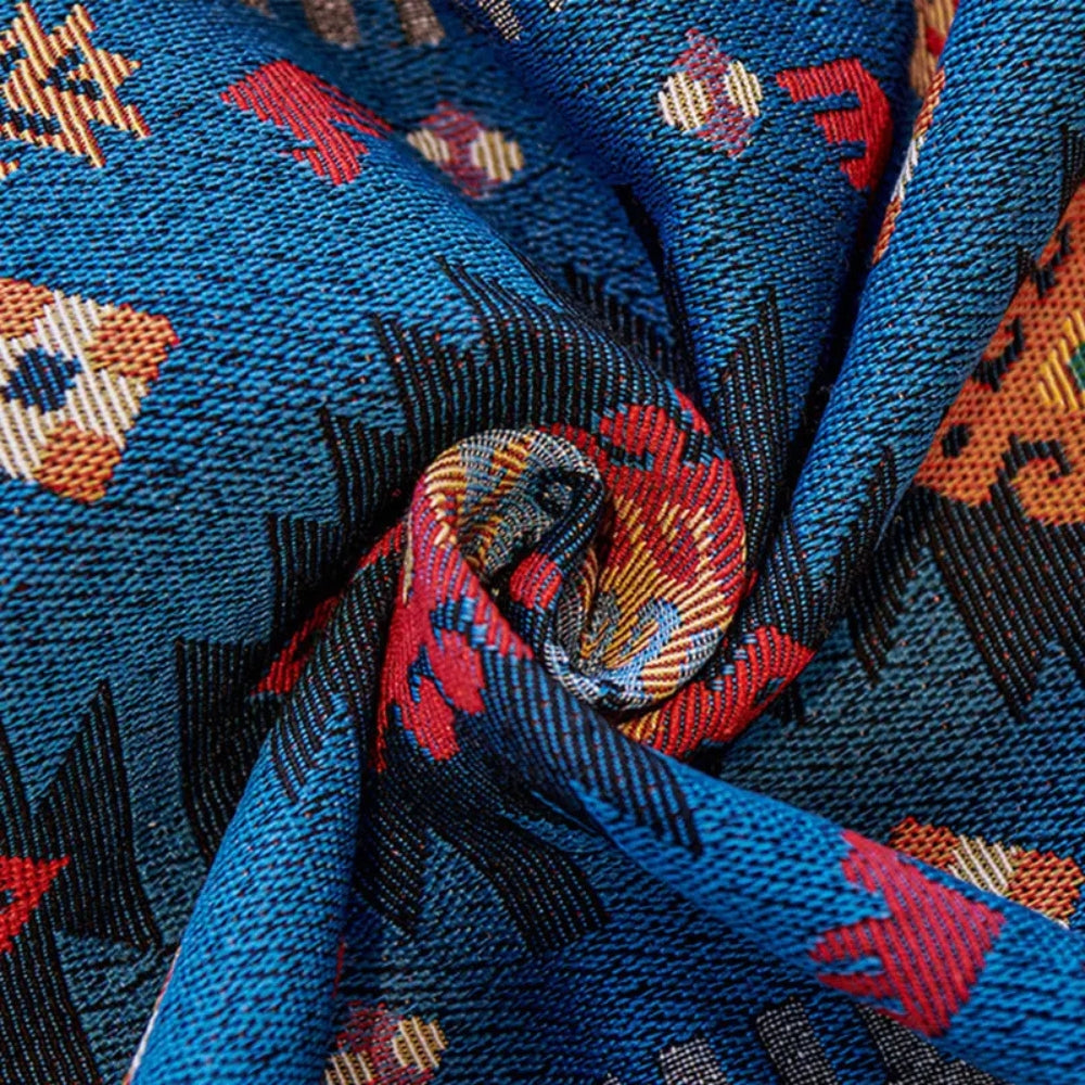 Stylish Boho Sofa Throw Dustproof Washable Geometric Design
