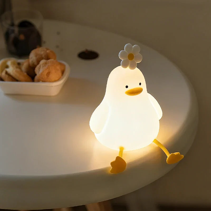 Adorable LED Night Lamp Adjustable Brightness with Sleep Timer