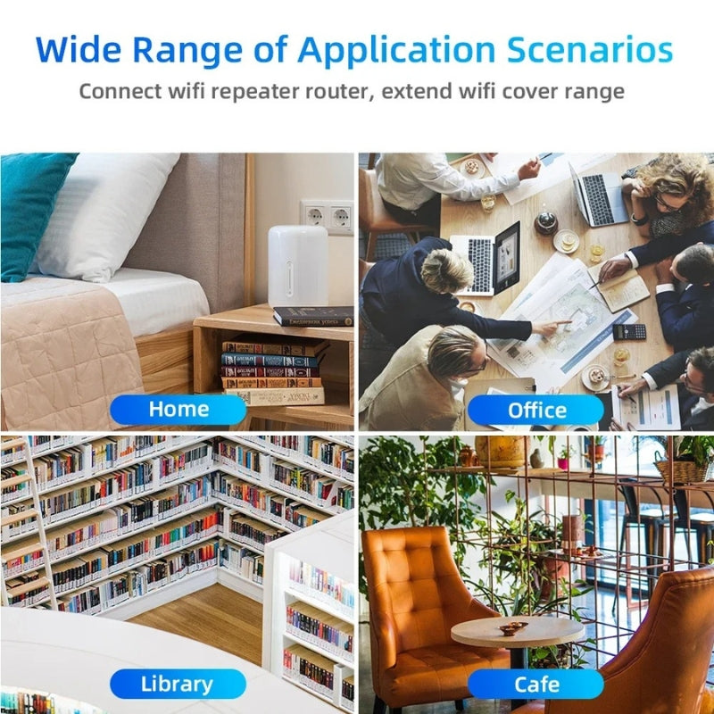 High‑Speed WiFi Signal Booster up to 1200Mbps