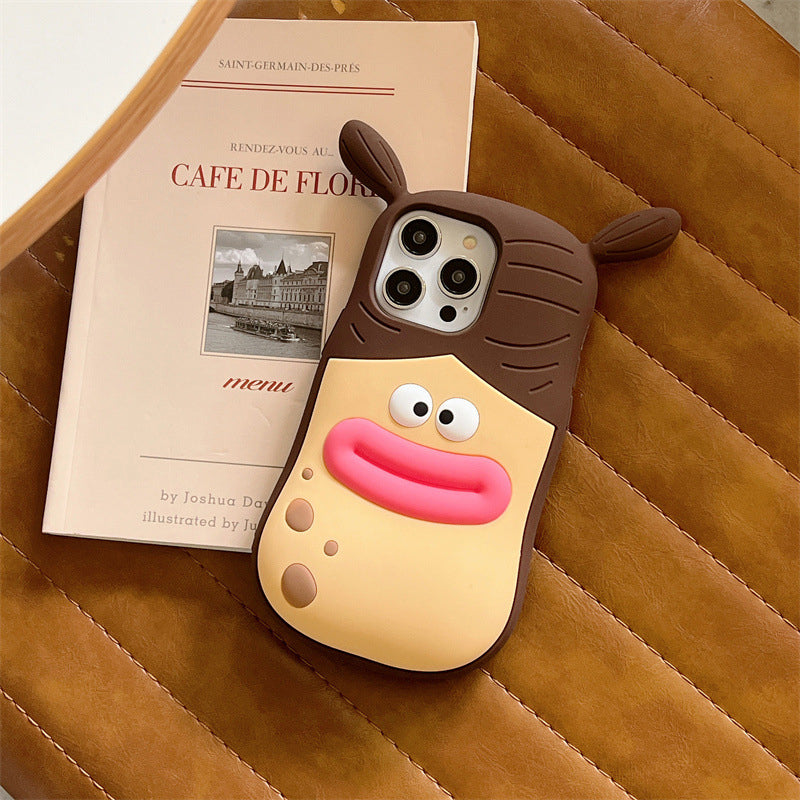 Cute Frog Cartoon Phonecase – Playful 3D Design