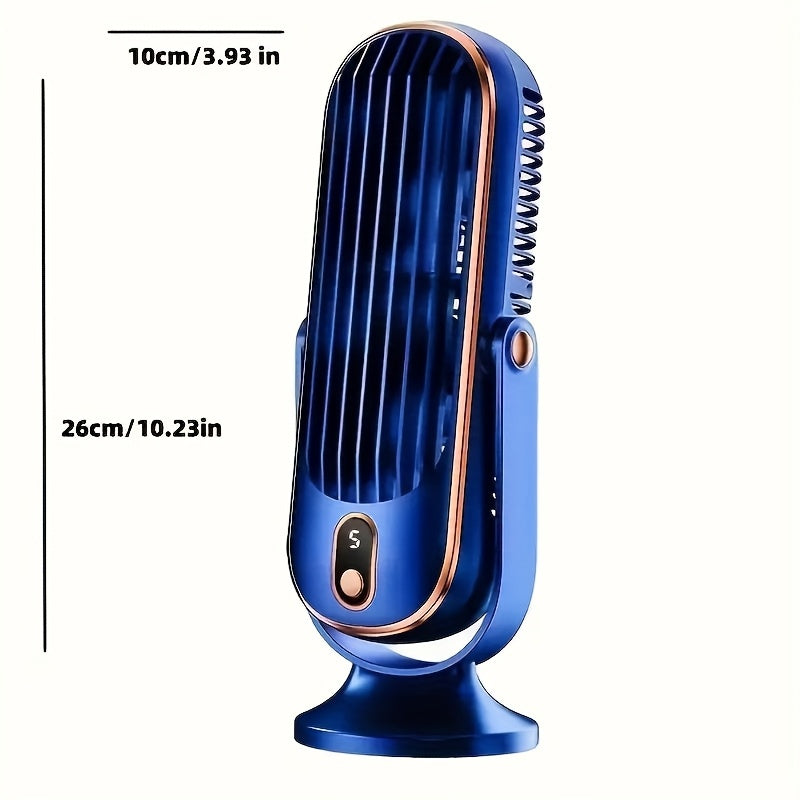 Portable 5-Speed Air Cooler & USB Desk Fan with Rechargeable Battery