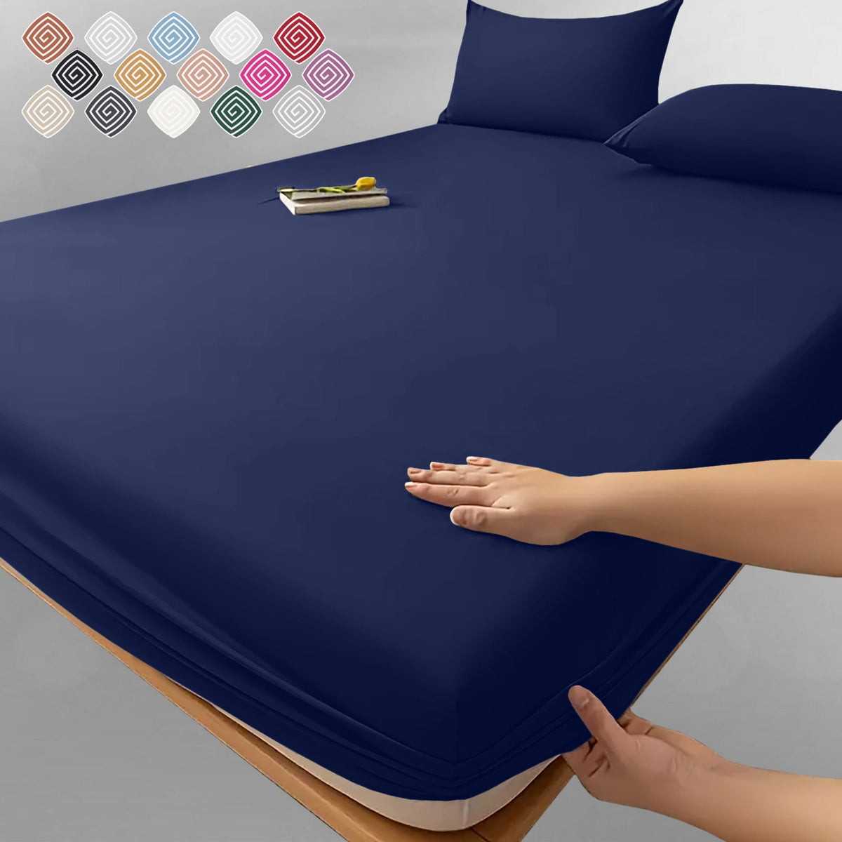 Extra Deep Fitted Bed Sheet – Wrinkle-Resistant All Season Bedding