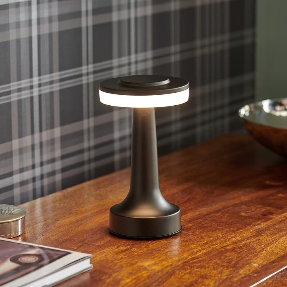 Portable Dimmable Table Lamp Elegant Retro Design