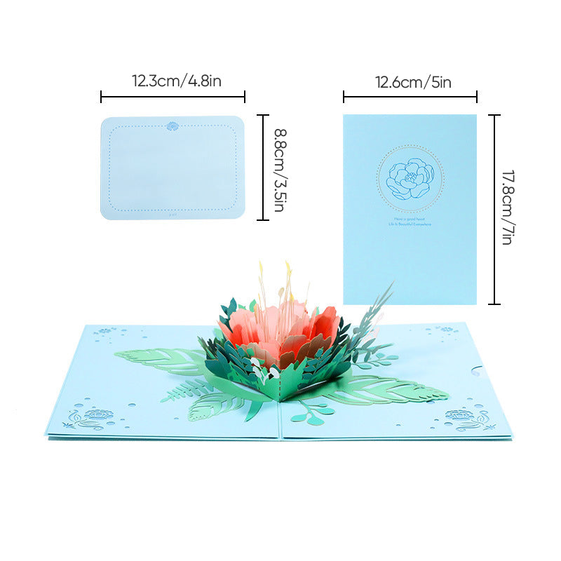 Mother’s Day 3D Flower Card Unique Keepsake for Her