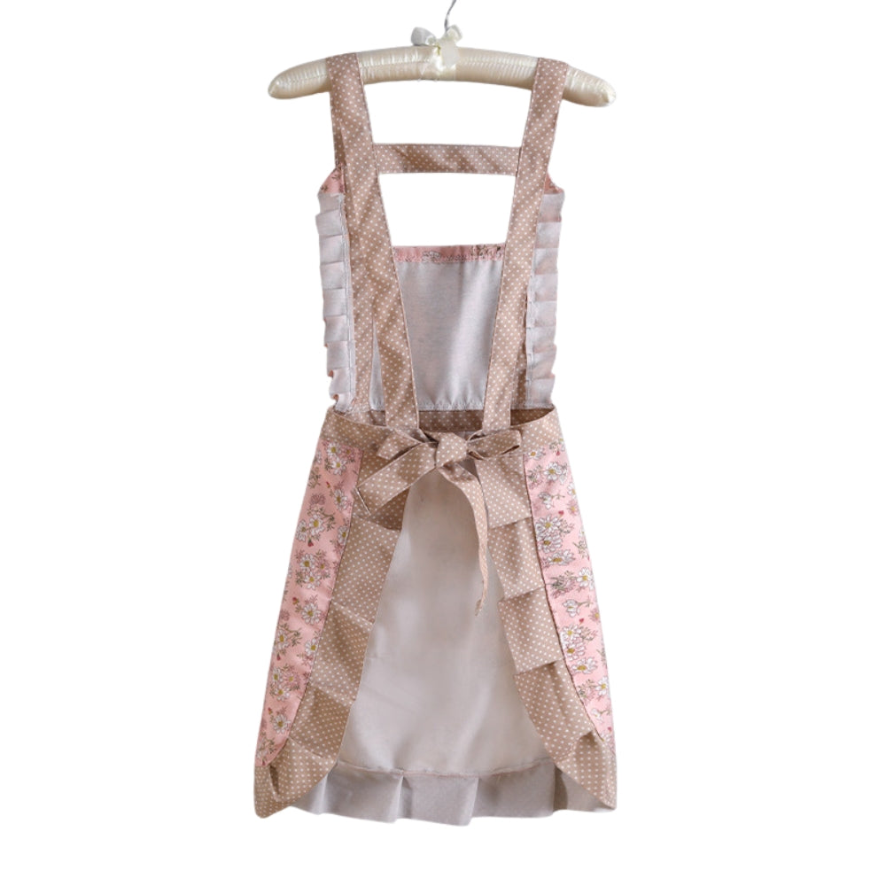 Stylish Cooking Apron Elegant Floral Design for Home & Restaurant