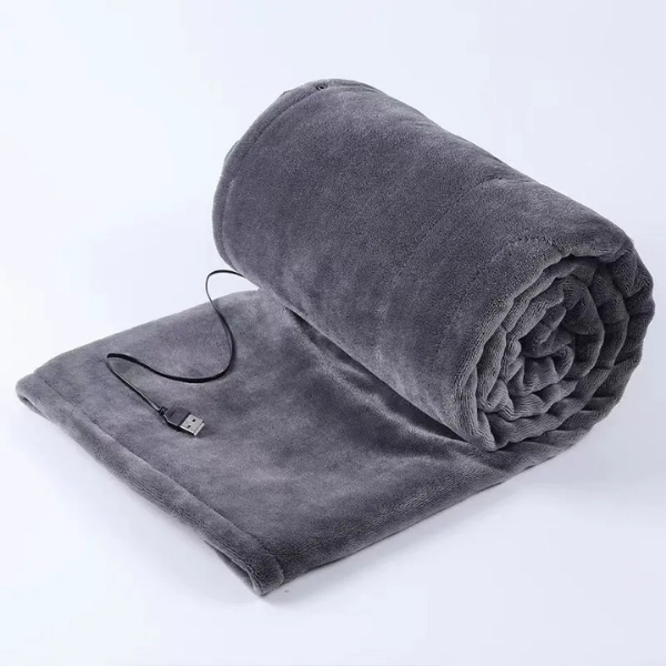 Rechargeable Heated Throw Travel & Home Blanket
