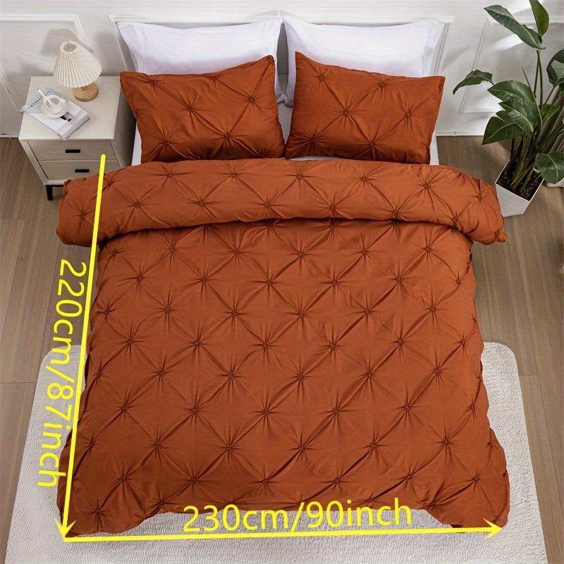 Elegant Pintuck Quilts Bedding Set