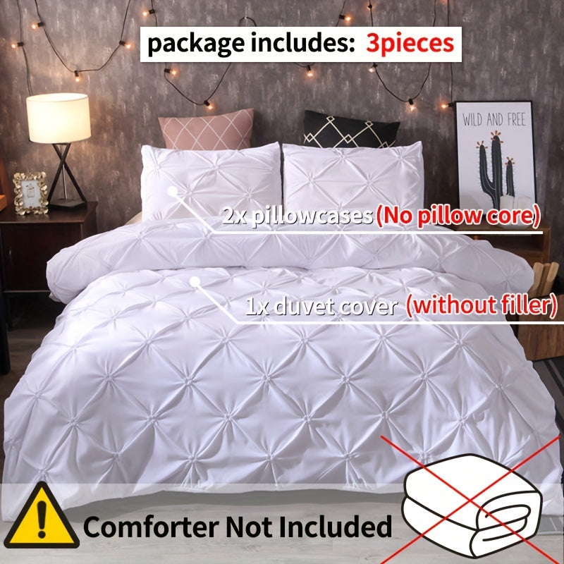 Elegant Pintuck Quilts Bedding Set