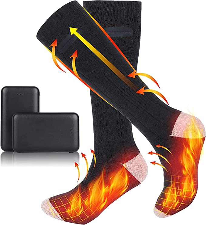 Rechargeable Heated Socks Fast Heating Warmth for Cold Weather