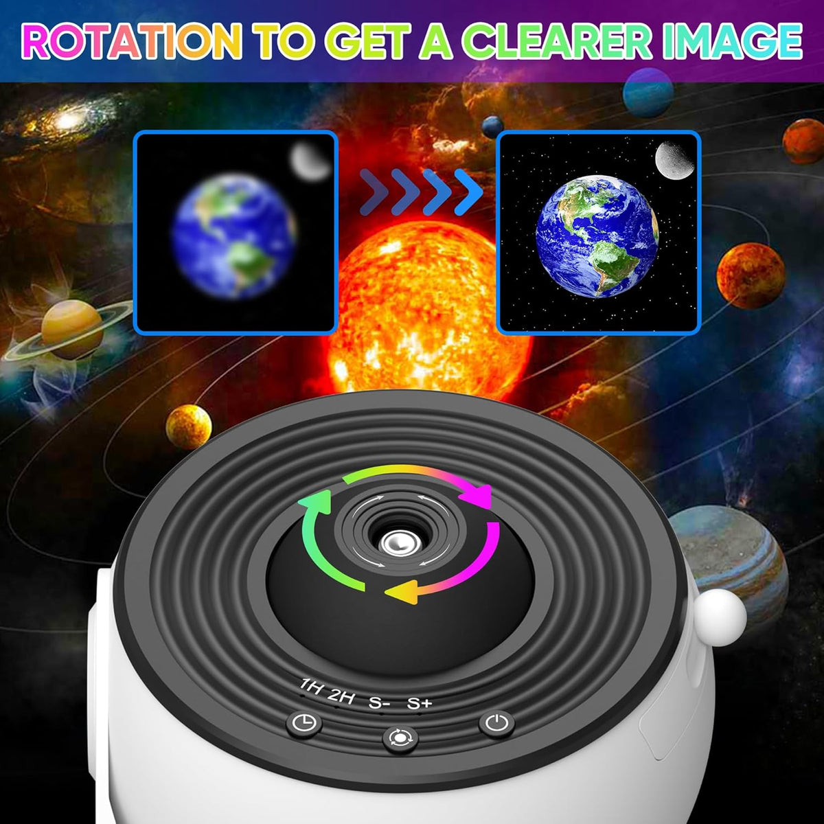 Starry Sky Night Light Projector for Bedrooms