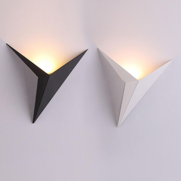 Luxury Wall Lights with Sleek Triangular Design