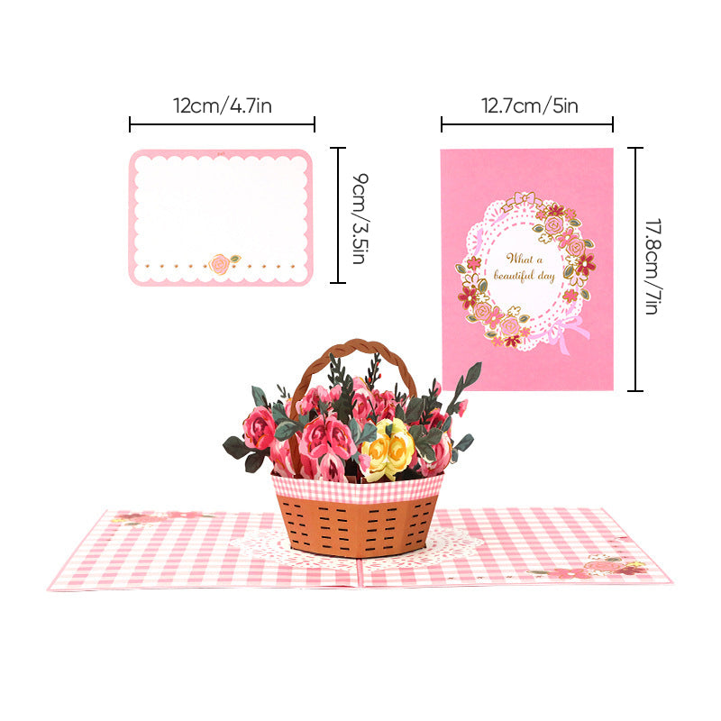 Mother’s Day 3D Flower Card Unique Keepsake for Her