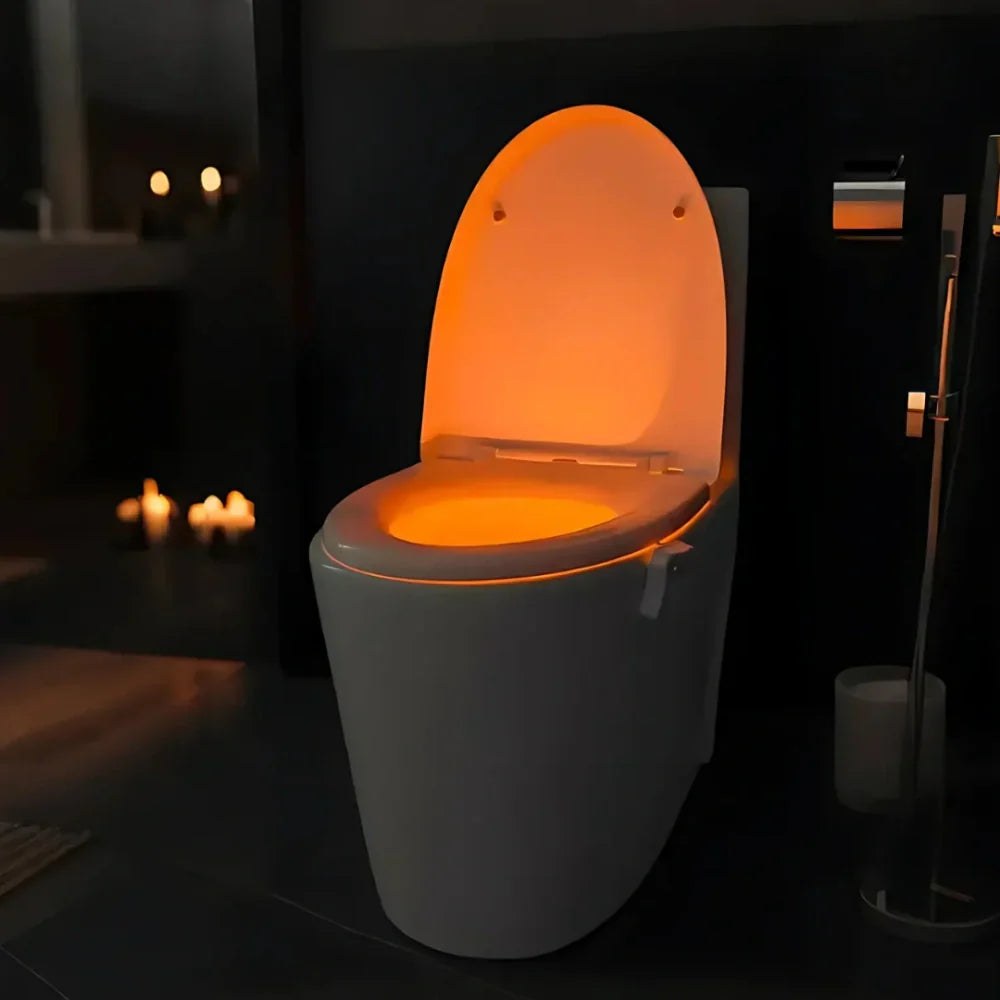 Smart Toilet Bowl Light Motion‑Activated LED