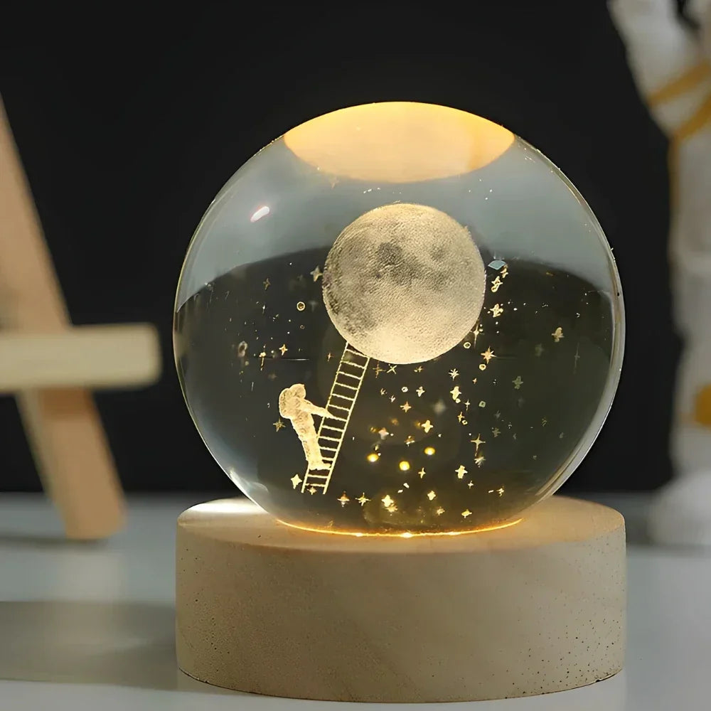 3D Celestial Planet Night Light USB Powered LED Lamp