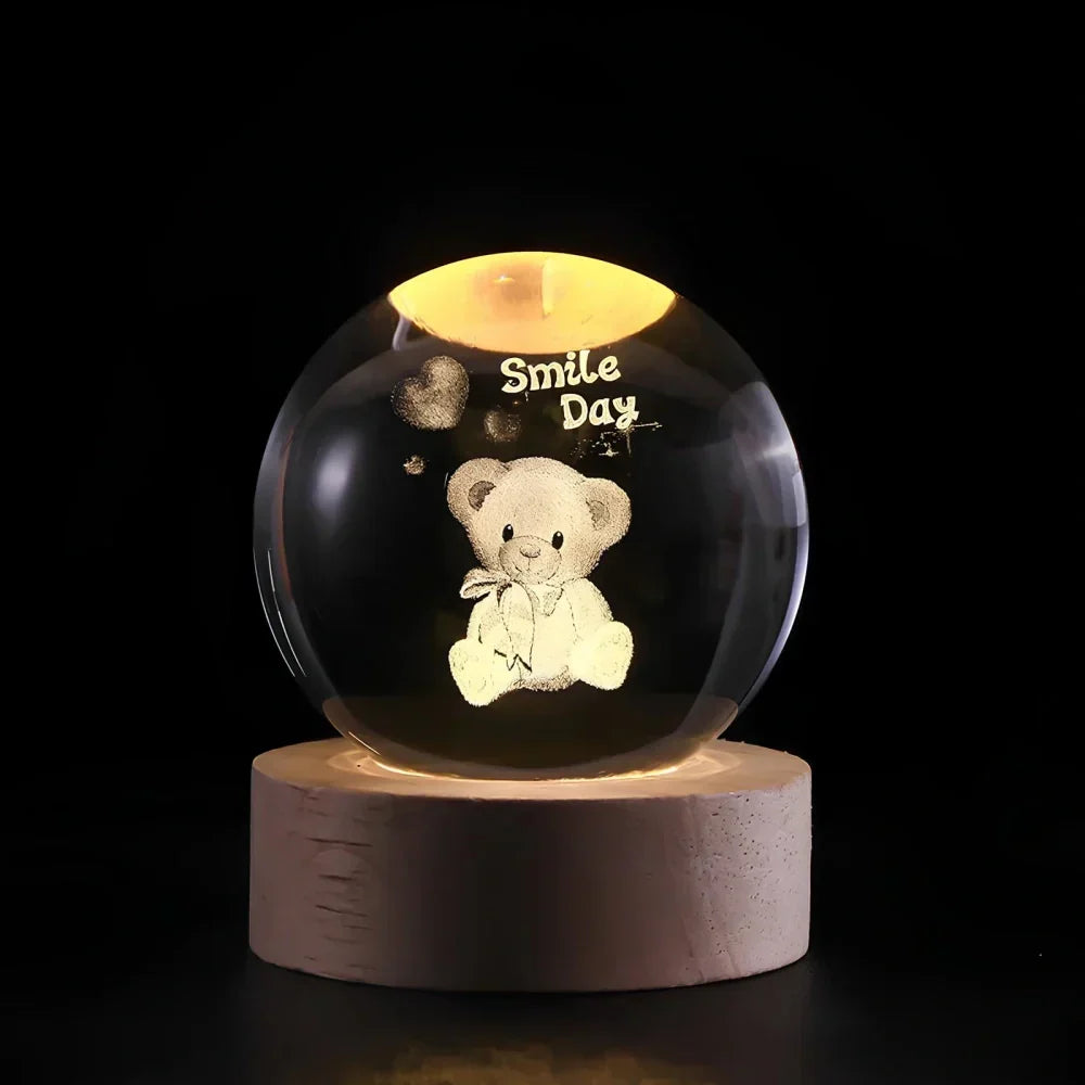 3D Celestial Planet Night Light USB Powered LED Lamp