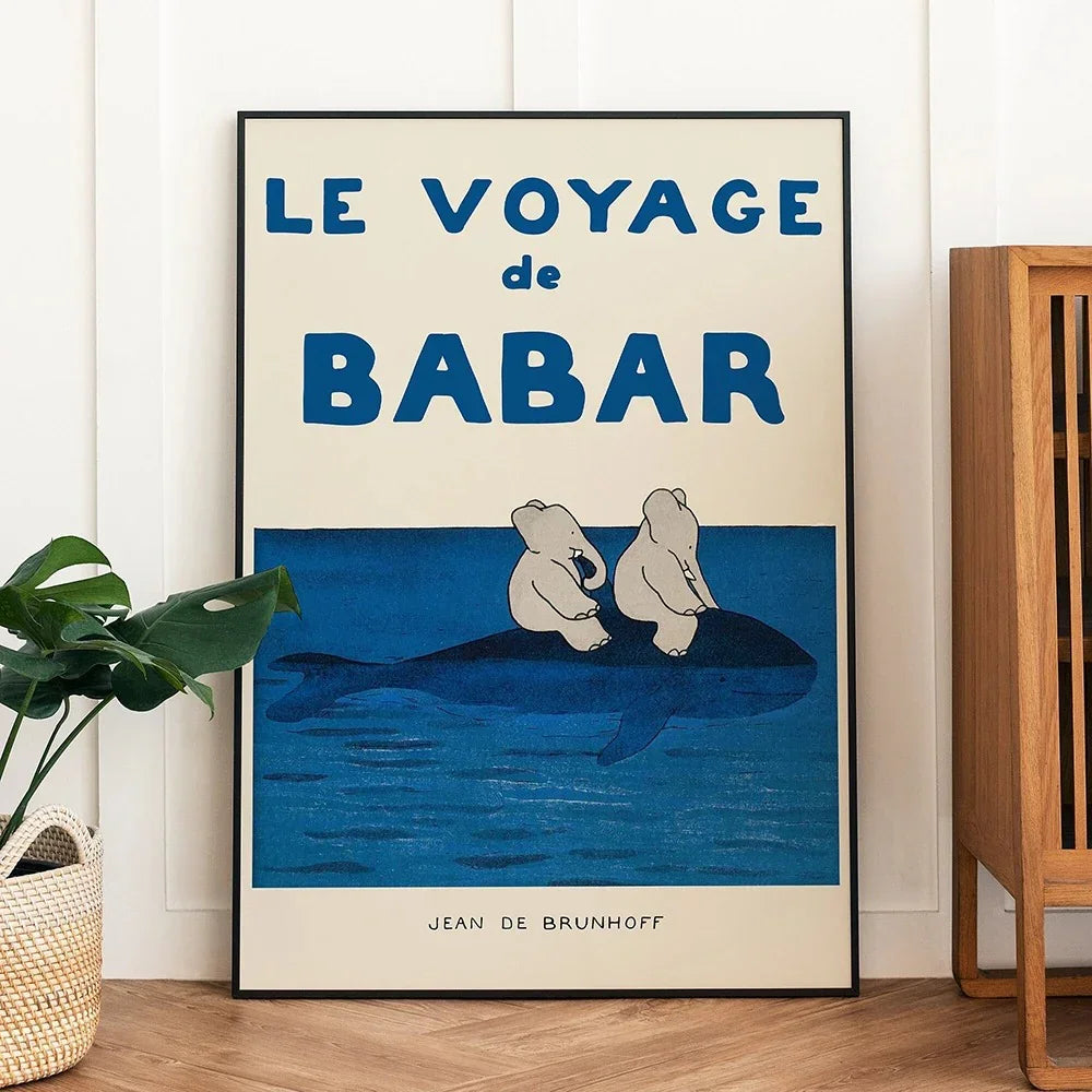 Elegant Babar Wall Art Decoration