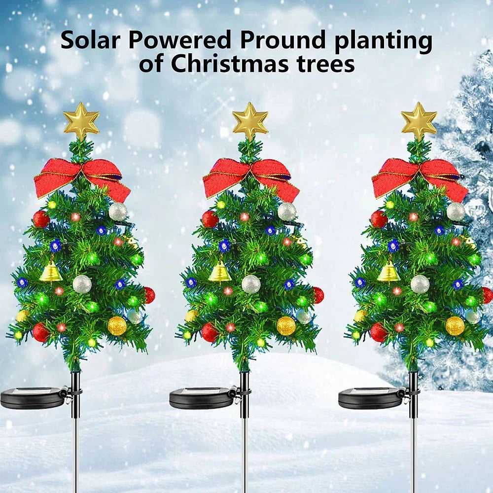 Solar-Powered Christmas Tree – Eco-Friendly Holiday Decoration