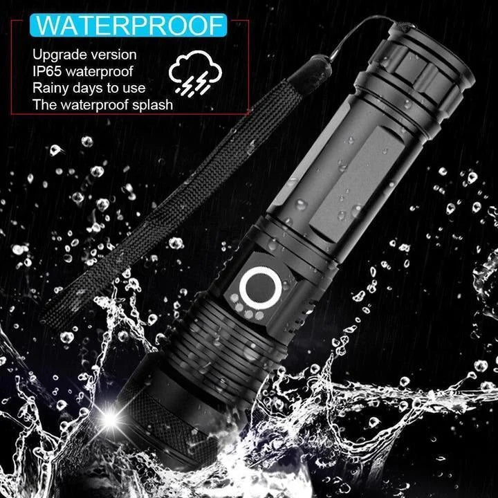 Super Bright 90000 Lumen Flashlight Rechargeable XHP50.2 Torch